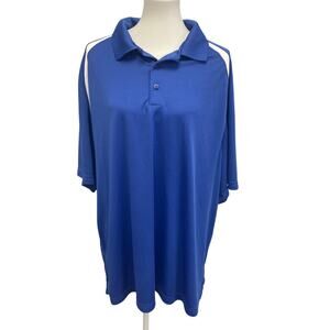 Sport Tek Mens 3XL 100% Polyester Short Sleeve Collared Polo Shirt